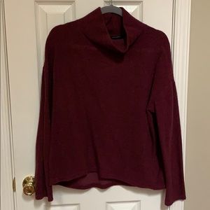 Wine fleece turtleneck 🎄